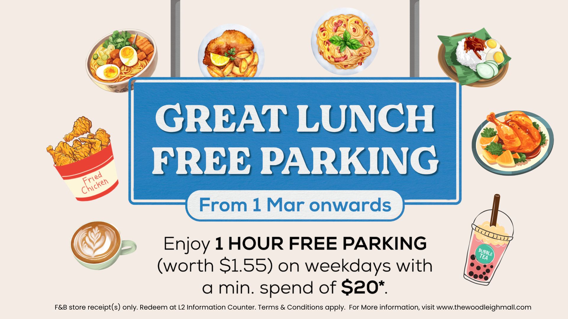 Great Lunch Free Parking 